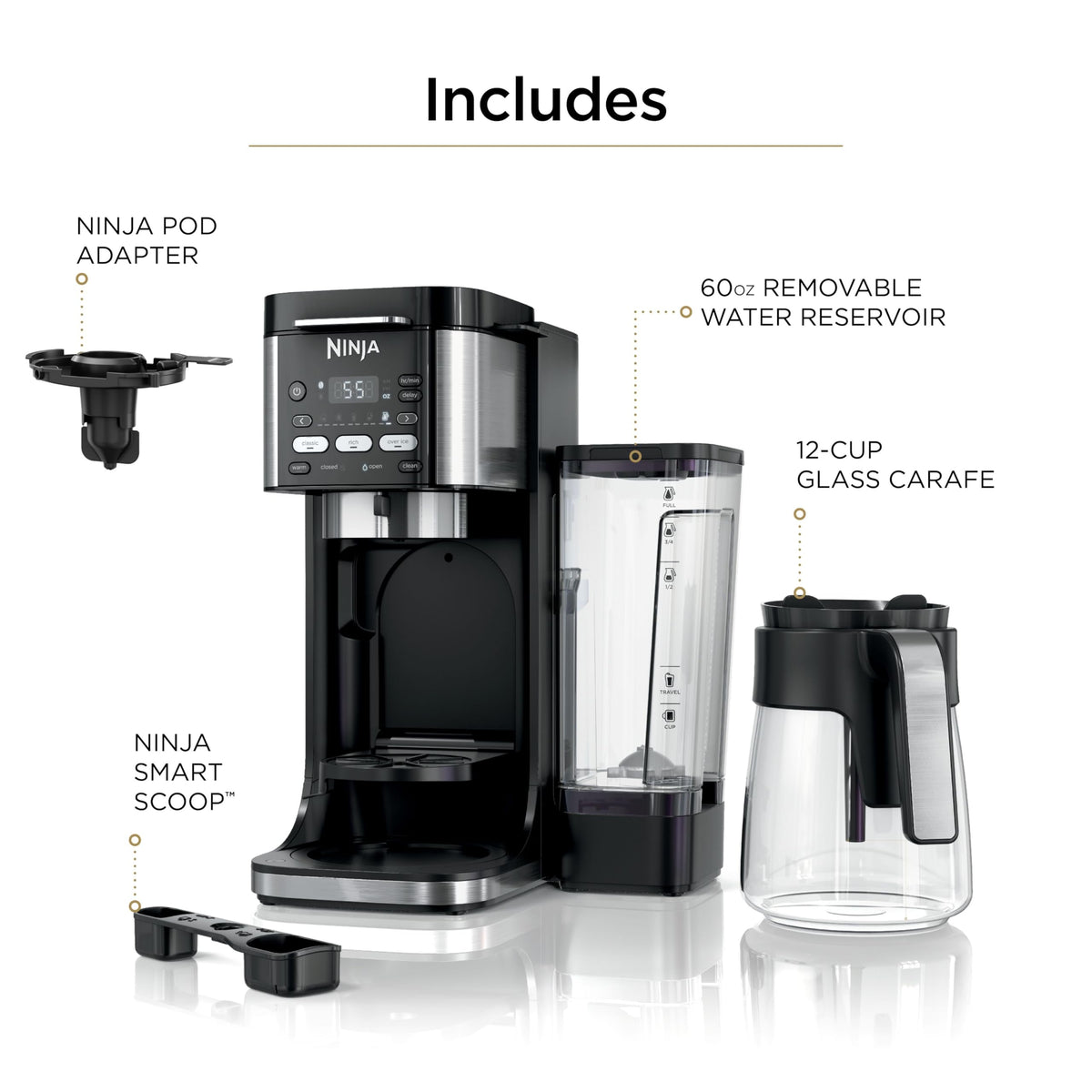 Black Drip Coffee Maker L957