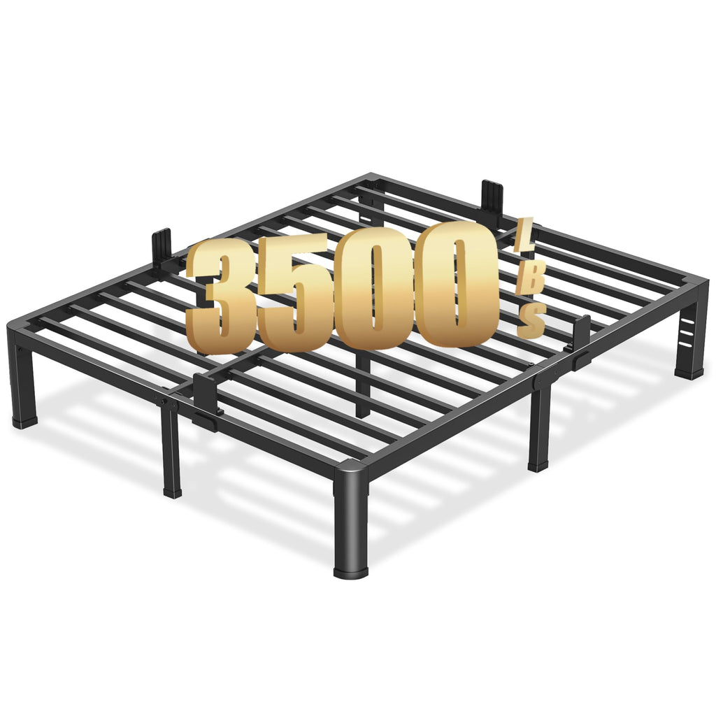 10 Inch Queen Metal Bed Frame with Headboard K291444
