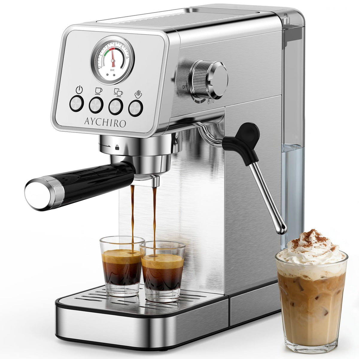 20 Bar Espresso Machine with Steam Wand K3065