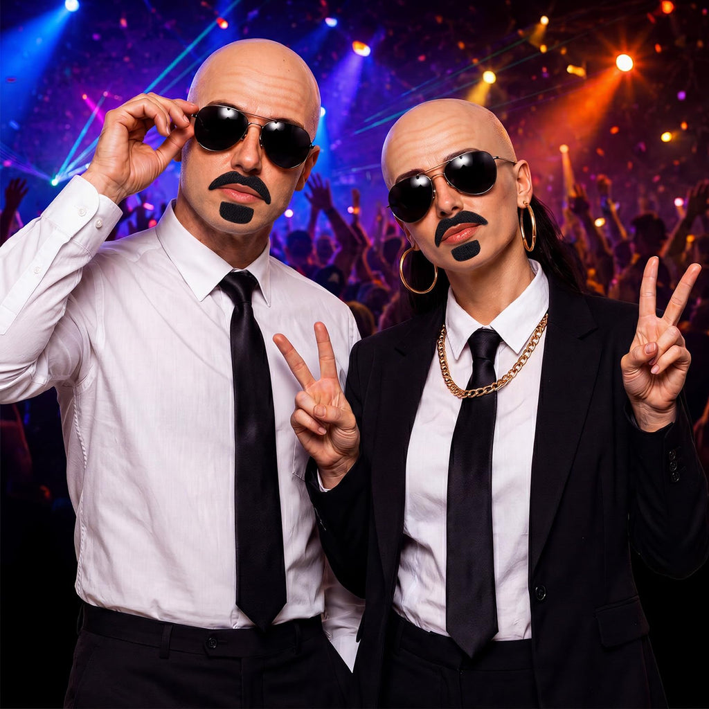 30 Pcs Bald Caps Costume Accessories Kit J445561