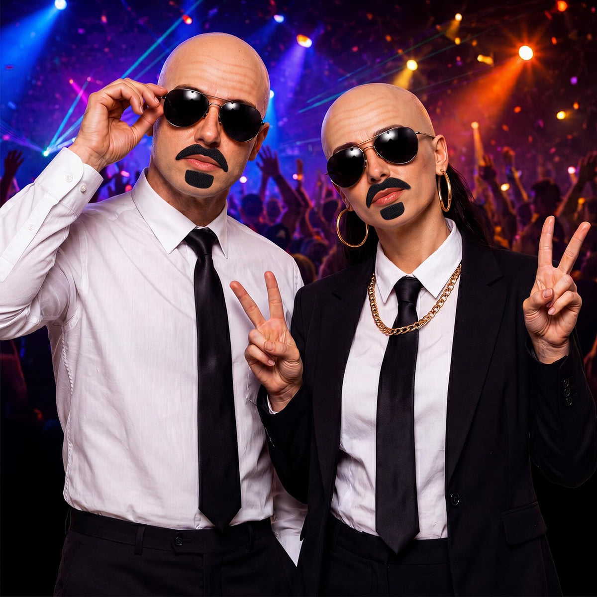 30 Pcs Bald Caps Costume Accessories Kit J445561