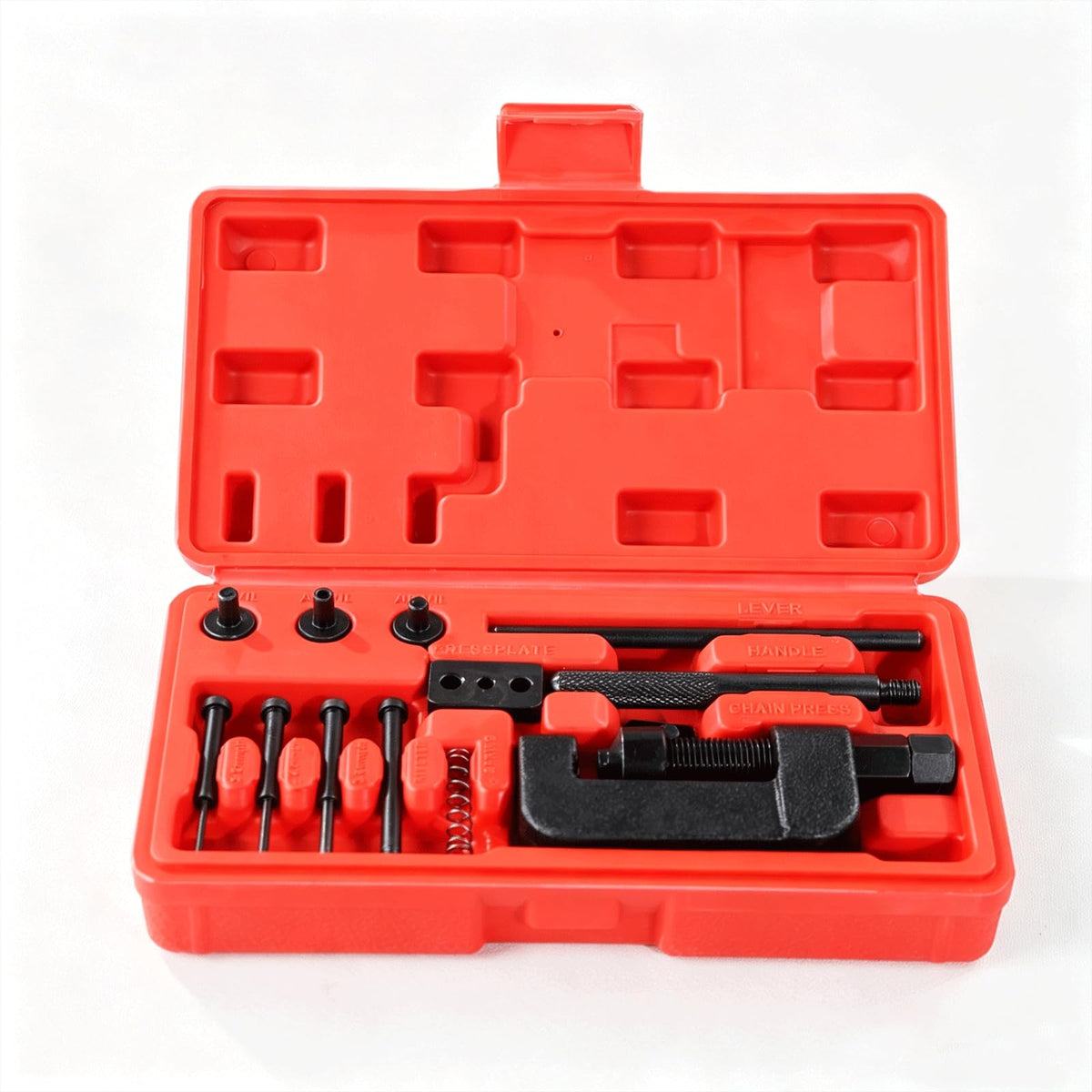13PCS Motorcycle Chain Breaker Kit with Storage Case F7782