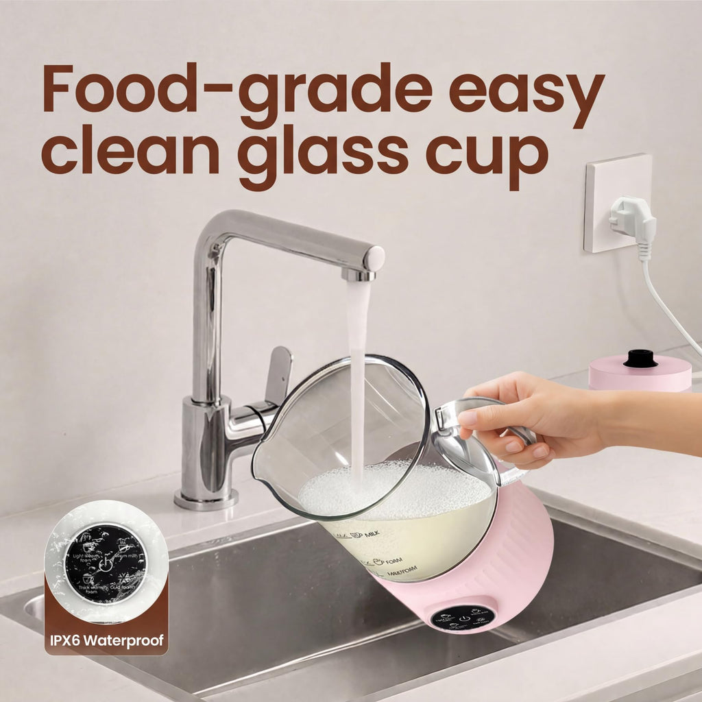 4-in-1 Electric Milk Frother and Steamer F385