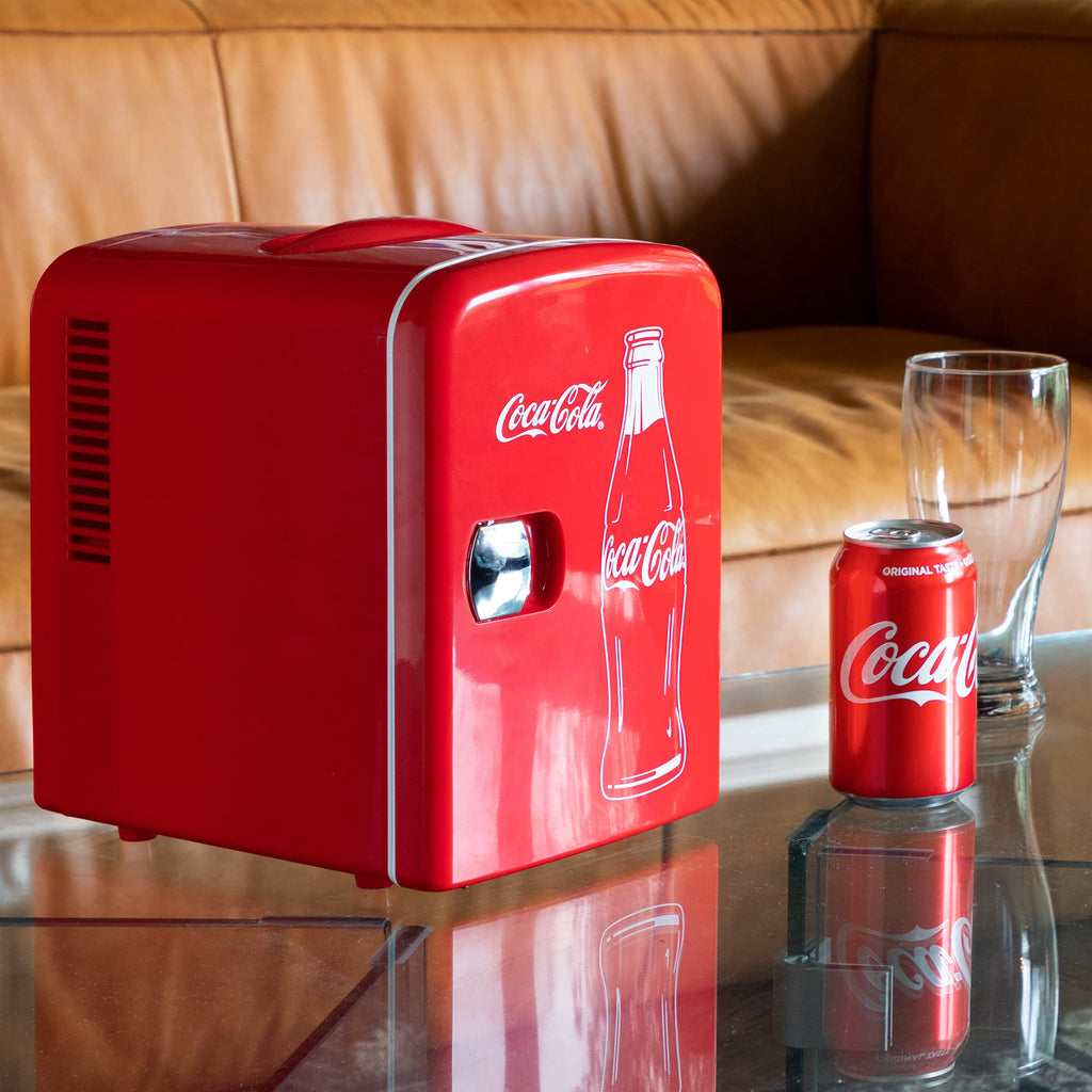 Red 6 Can Mini Fridge Q3595