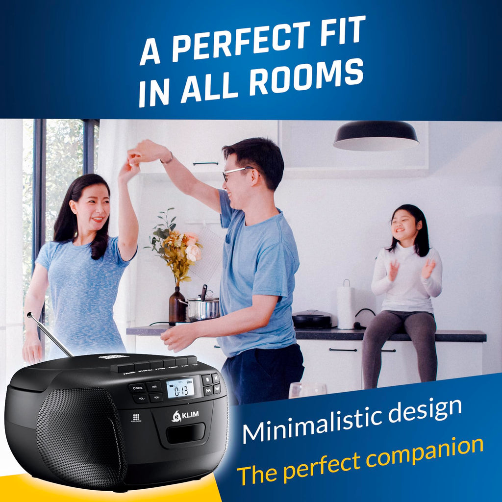 CD Cassette Player with Bluetooth AM FM Radio USB Drive K269470
