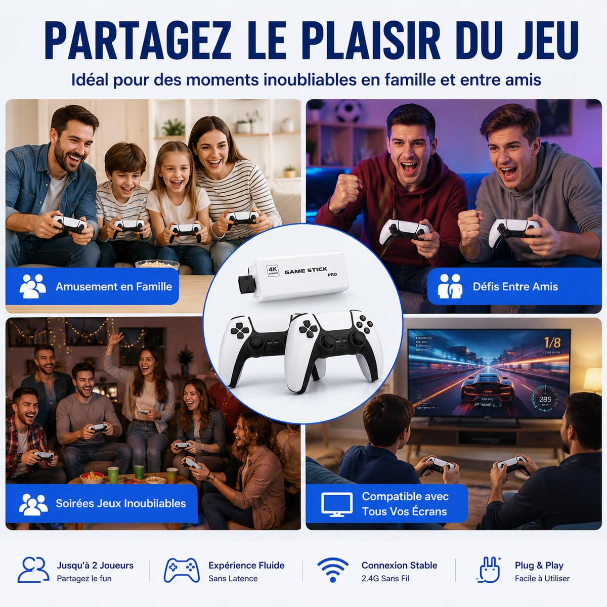Retro Gaming Console 4K HDMI with 20,000+ Built-in Classic Video Games B558240