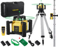 Green Self-Leveling Rotary Laser Level Kit with Tripod O4935