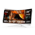 White 34" 180Hz Curved Gaming Monitor L6979