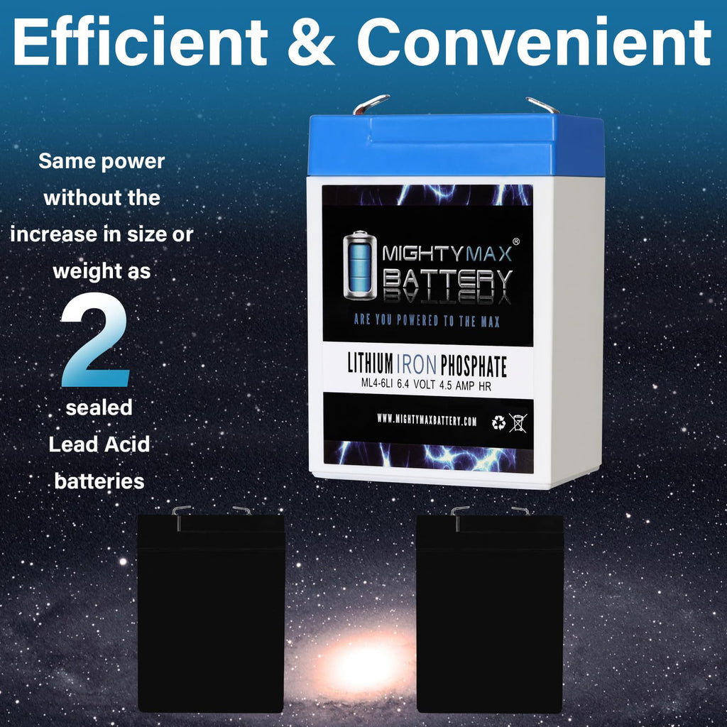 6V 4.5AH Lithium Replacement Battery B74350