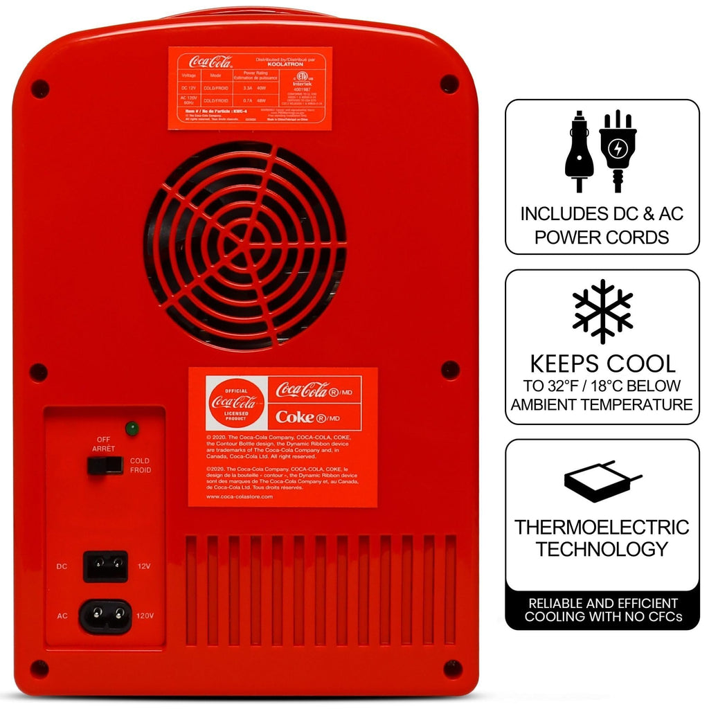 Red 6 Can Mini Fridge Q3595