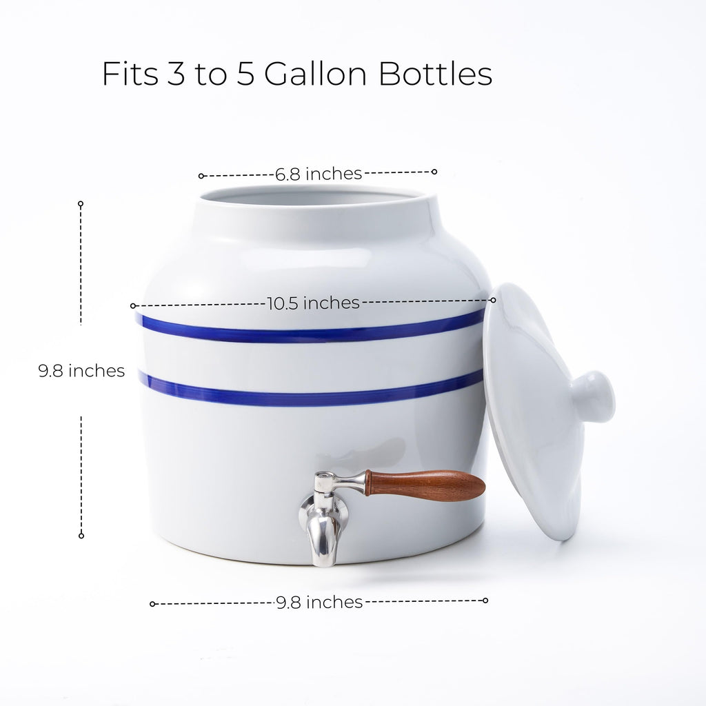 Ceramic Water Dispenser for 3-5 Gallon Bottles S178907