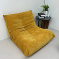 Yellow Memory Foam Bean Bag Sofa Chair Q1884