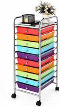 10 Drawer Rolling Storage Organizer Cart I19851
