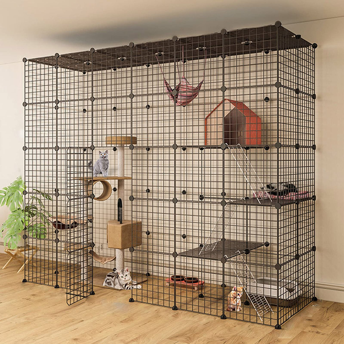 Metal Wire Small Animal Cage 219 * 75 * 182cm H6002