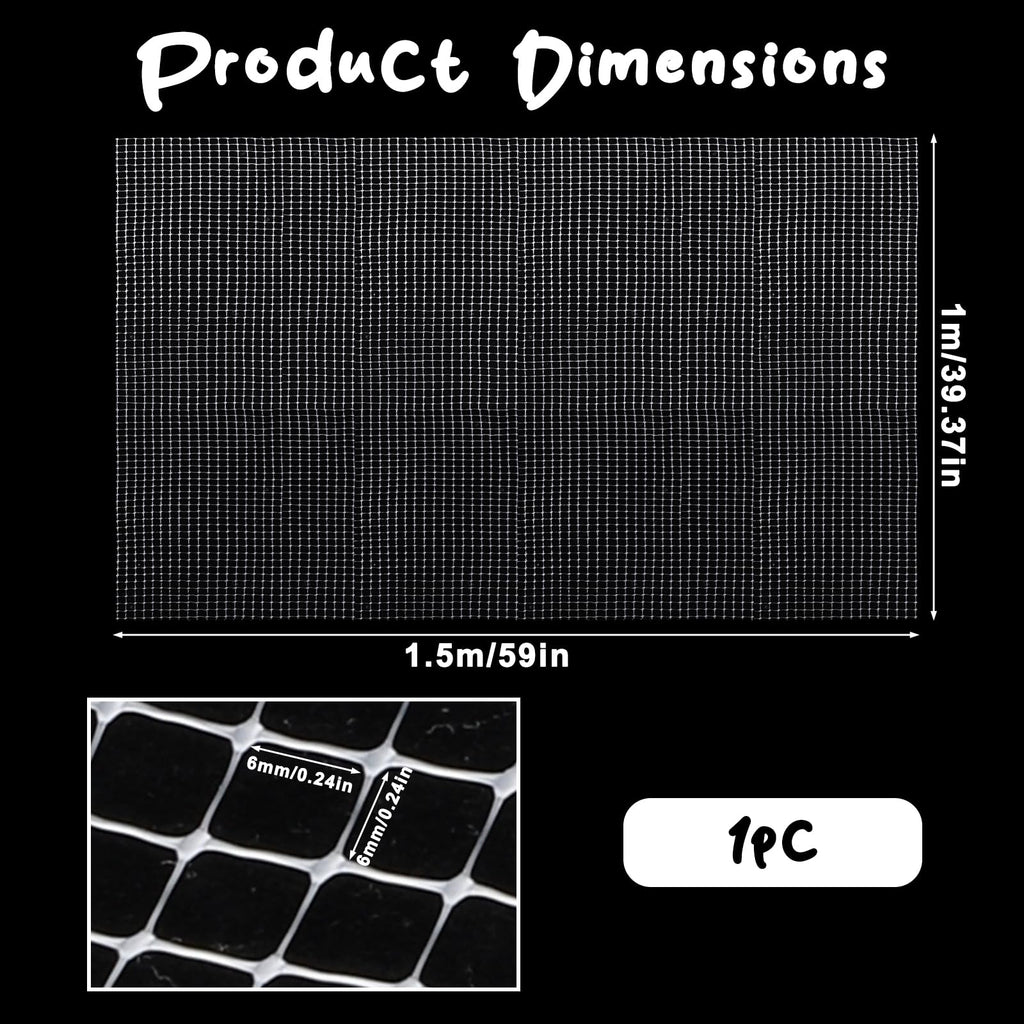 Mesh Netting Aquarium Lid 3.3 x 5 Feet Fish Tank Cover S2695