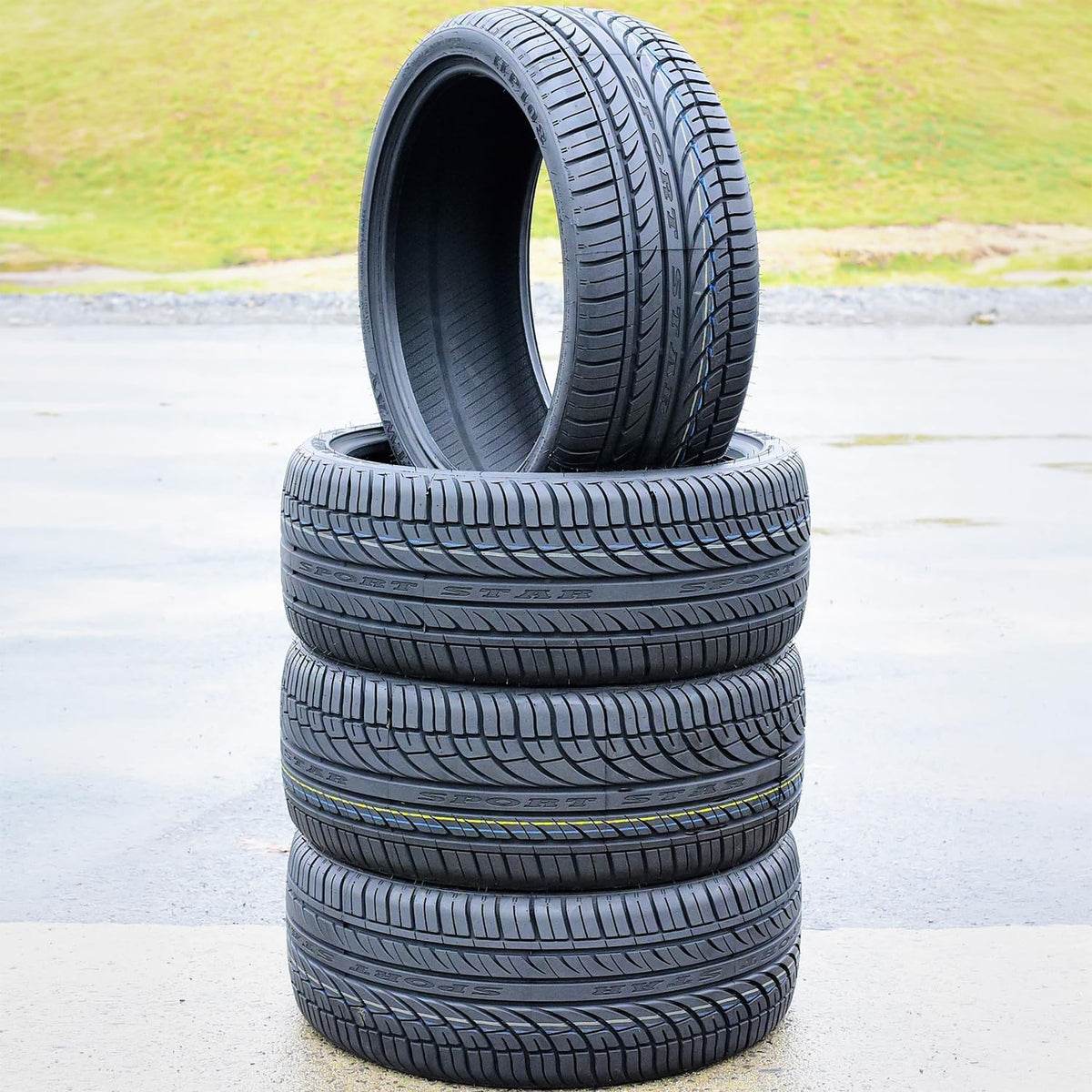 Set of 4 All-Season Passenger Car High Performance Radial Tires 235/45R18 98W S2705