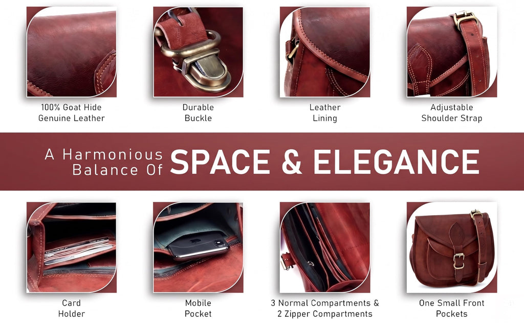 Genuine Leather Crossbody Satchel Bag W167126