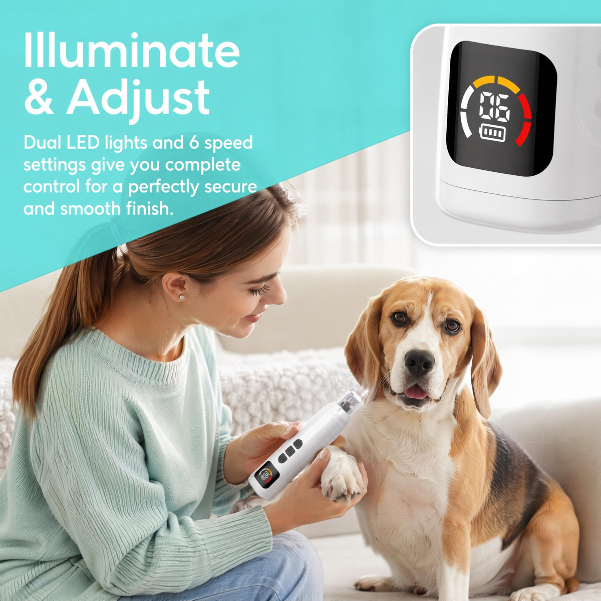 Quiet Dog Nail Grinder J137
