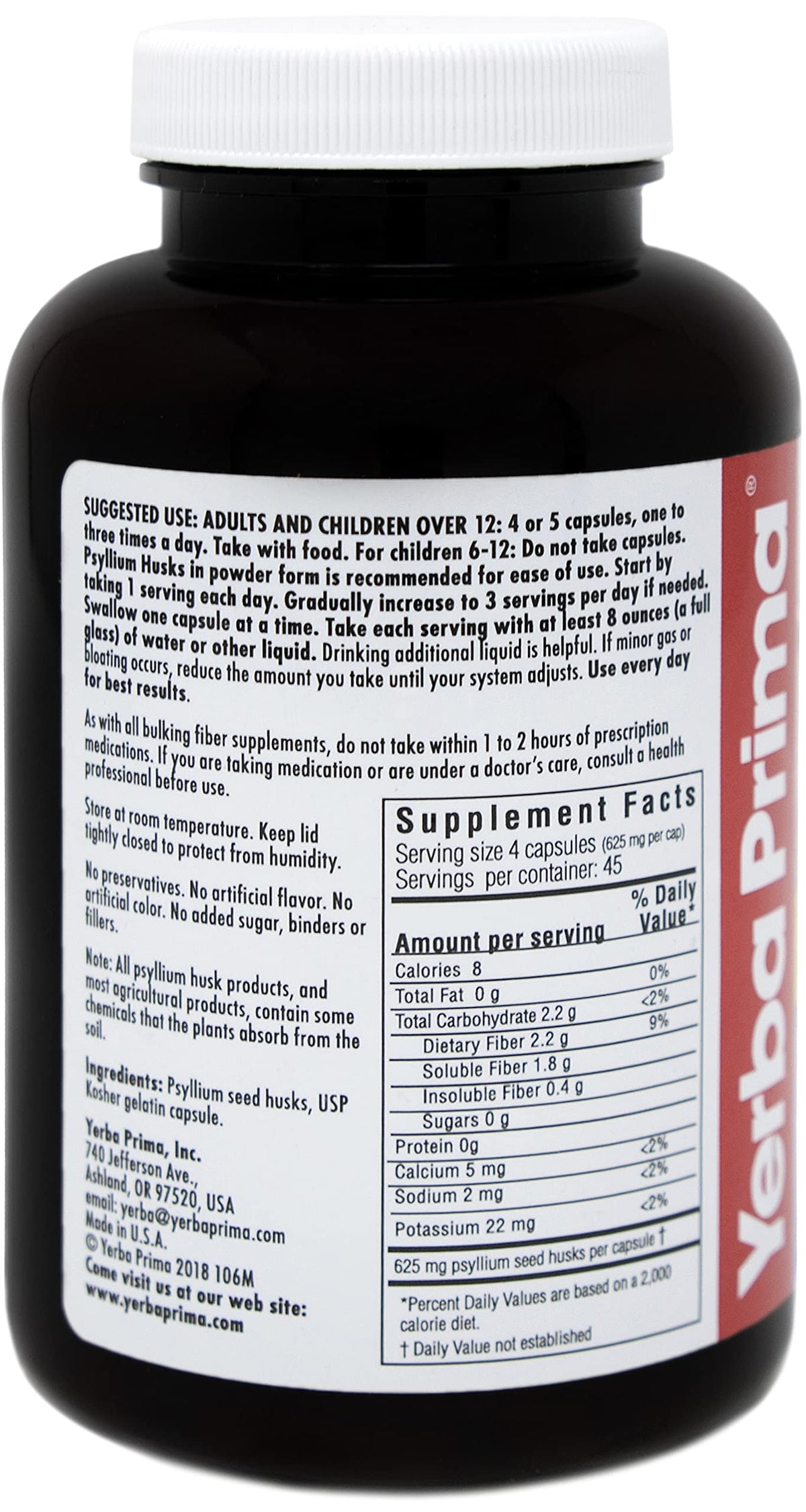 Psyllium Husks Caps 180 Capsules Pack of 2 A93892