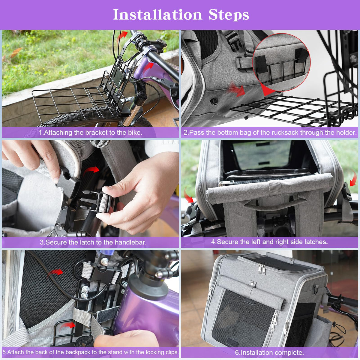 Bike Basket with Mounting Bracket R34189