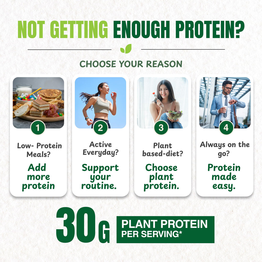 Unflavoured Vegan Protein Powder 34.5 Oz O741
