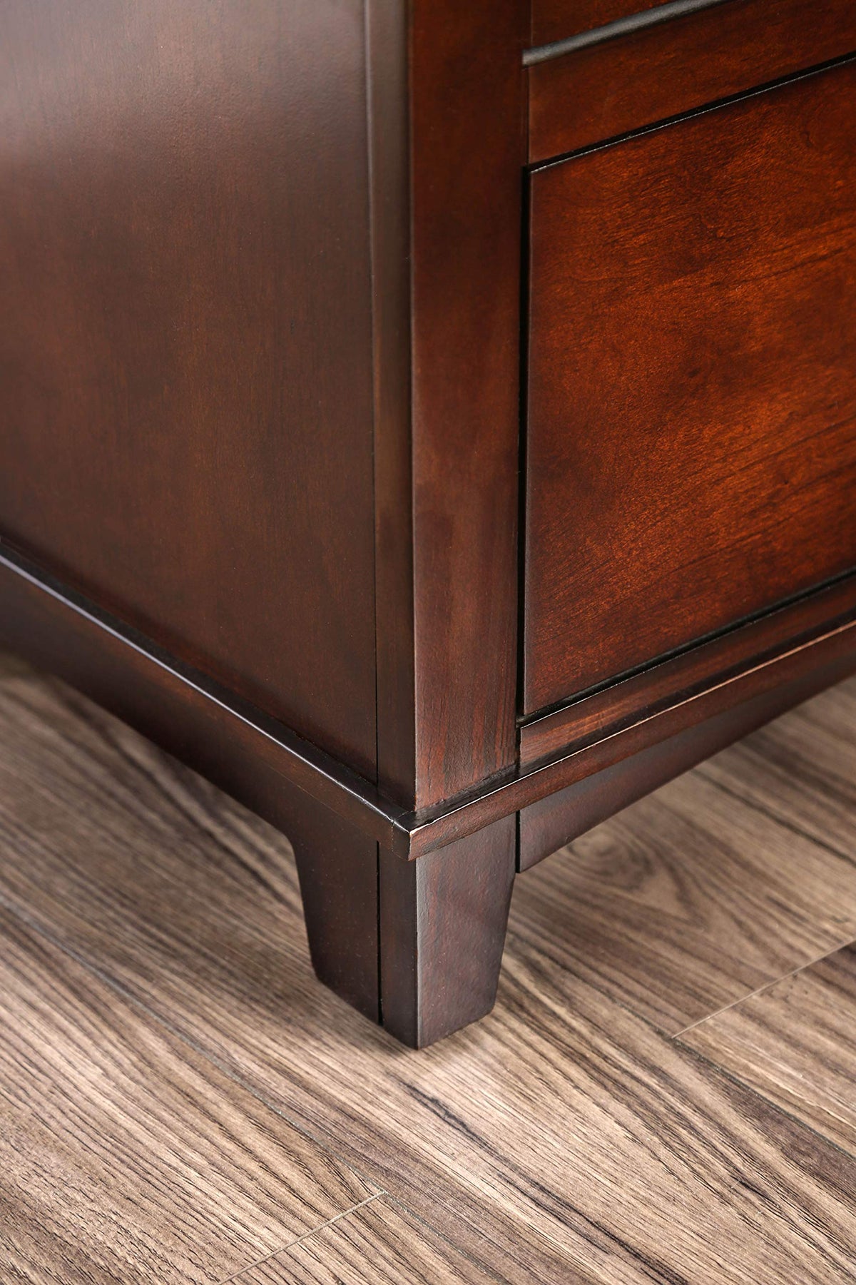 Brown Cherry 3-Piece California King Bedroom Set F313