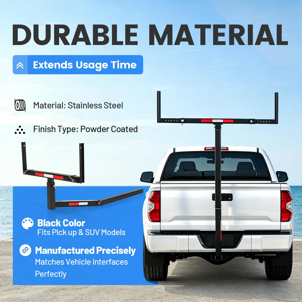 Truck Bed Extender Hitch Mount Extension Rack V50550