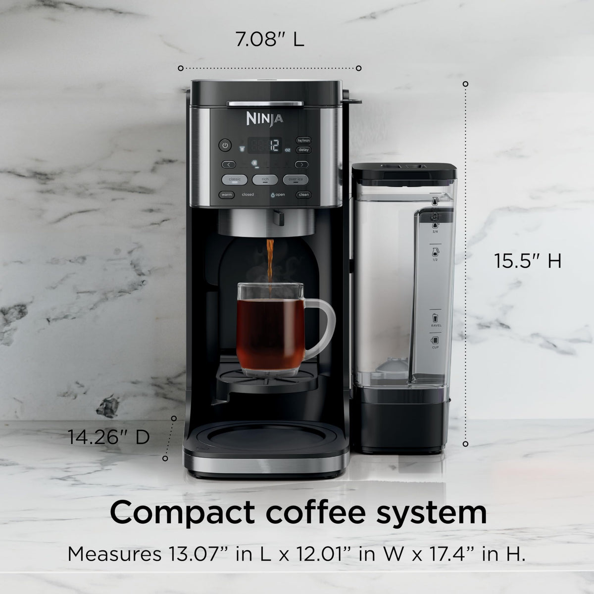 Black Drip Coffee Maker L957