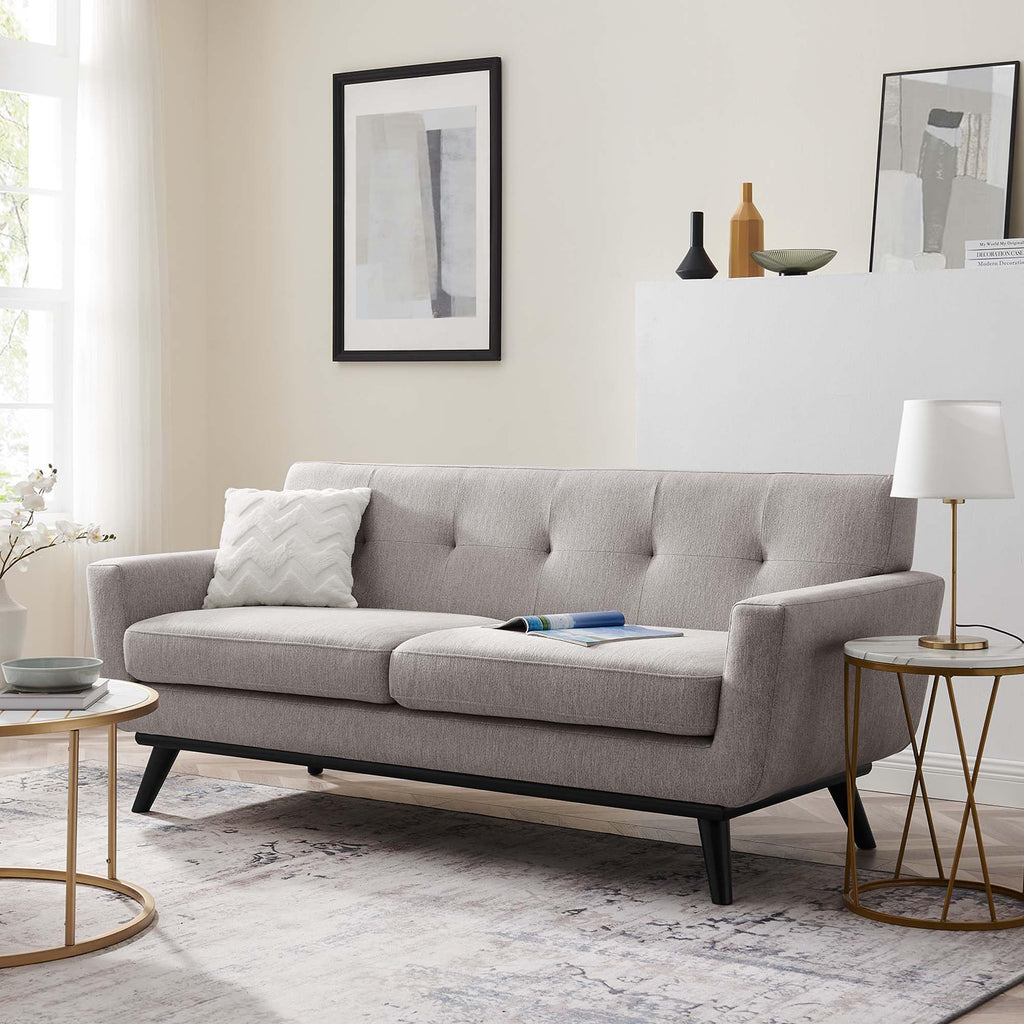 78 Inch Light Upholstered Loveseat G733866