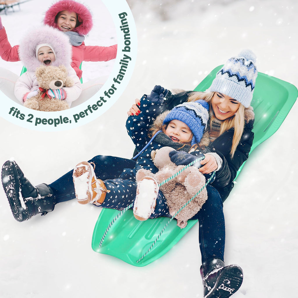 Downhill Toboggan Snow Sled B8427