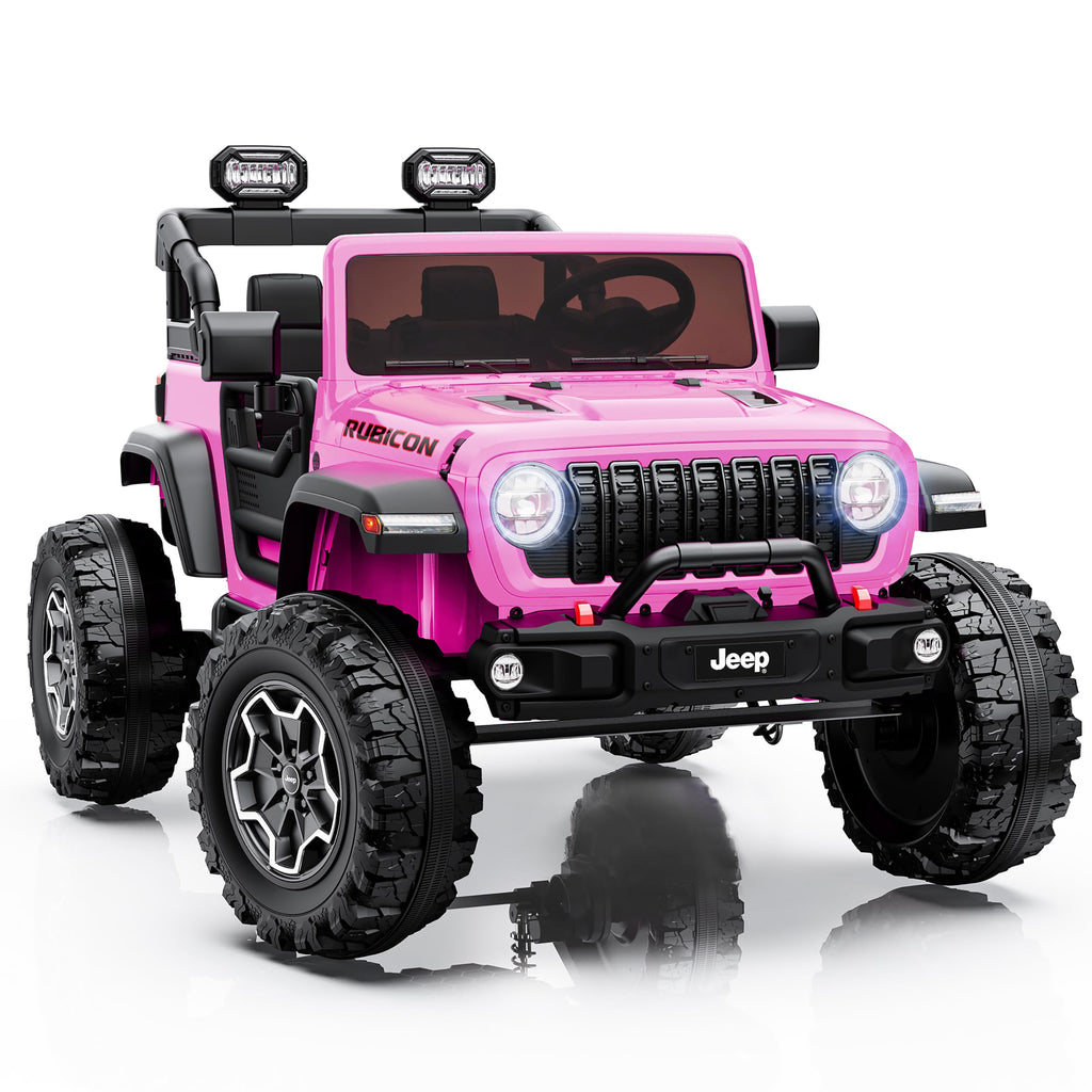 24V 2 Seater Ride on Car with Remote Control, Bluetooth (Pink) I11912