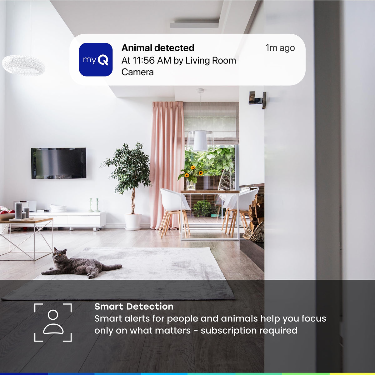 2K Smart Wi-Fi Indoor Security Camera with Night Vision E26986