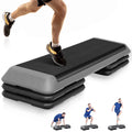 43 inch Adjustable Aerobic Exercise Step Platform with 4 Risers D7317