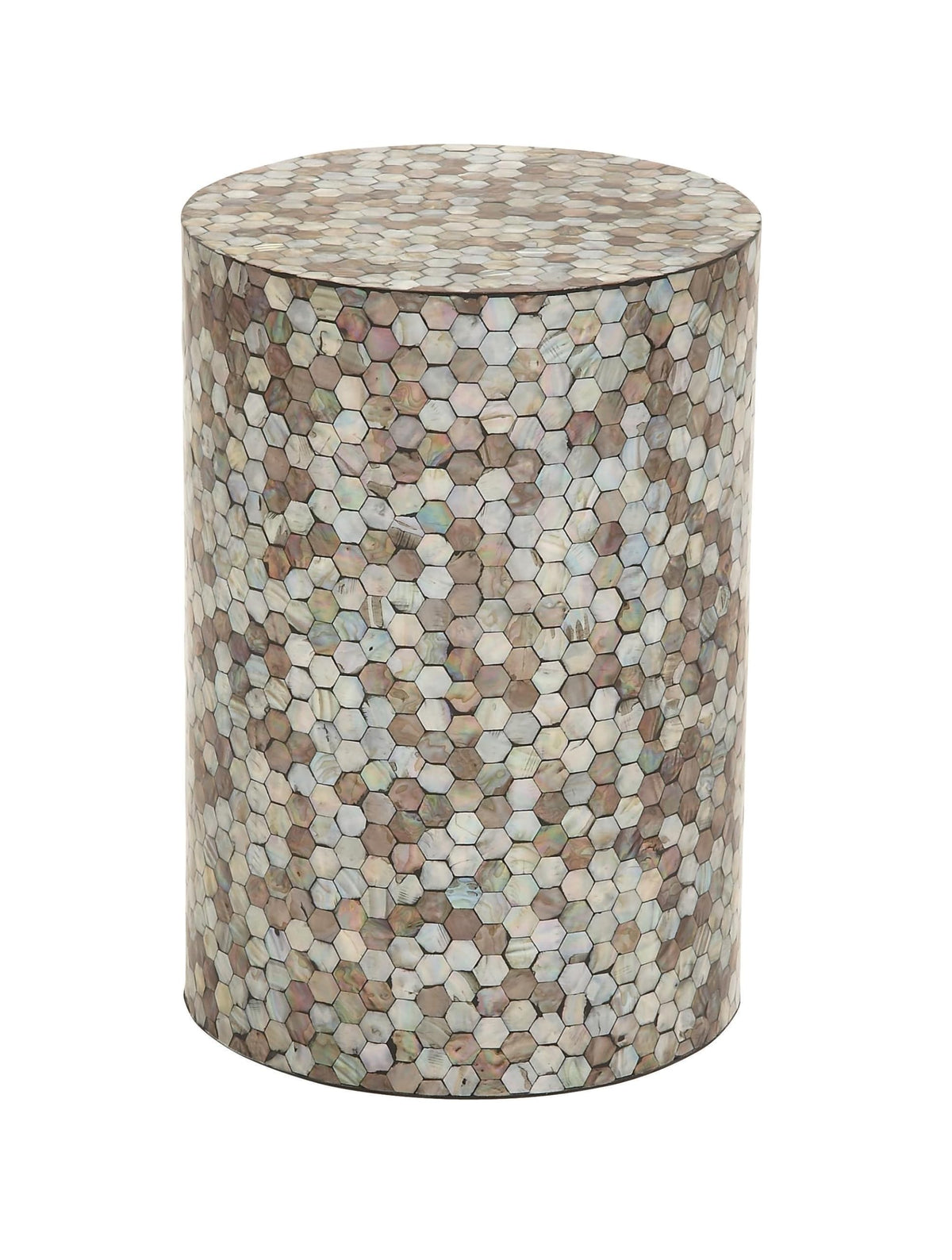 14" x 14" x 20" Multi Colored Mosaic Side Table J791710