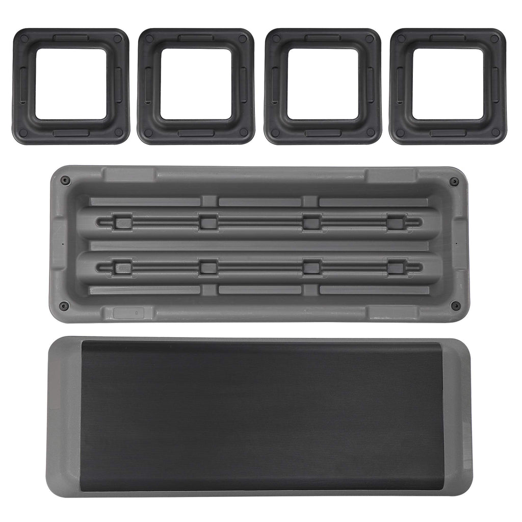 43 inch Adjustable Aerobic Exercise Step Platform with 4 Risers D7317