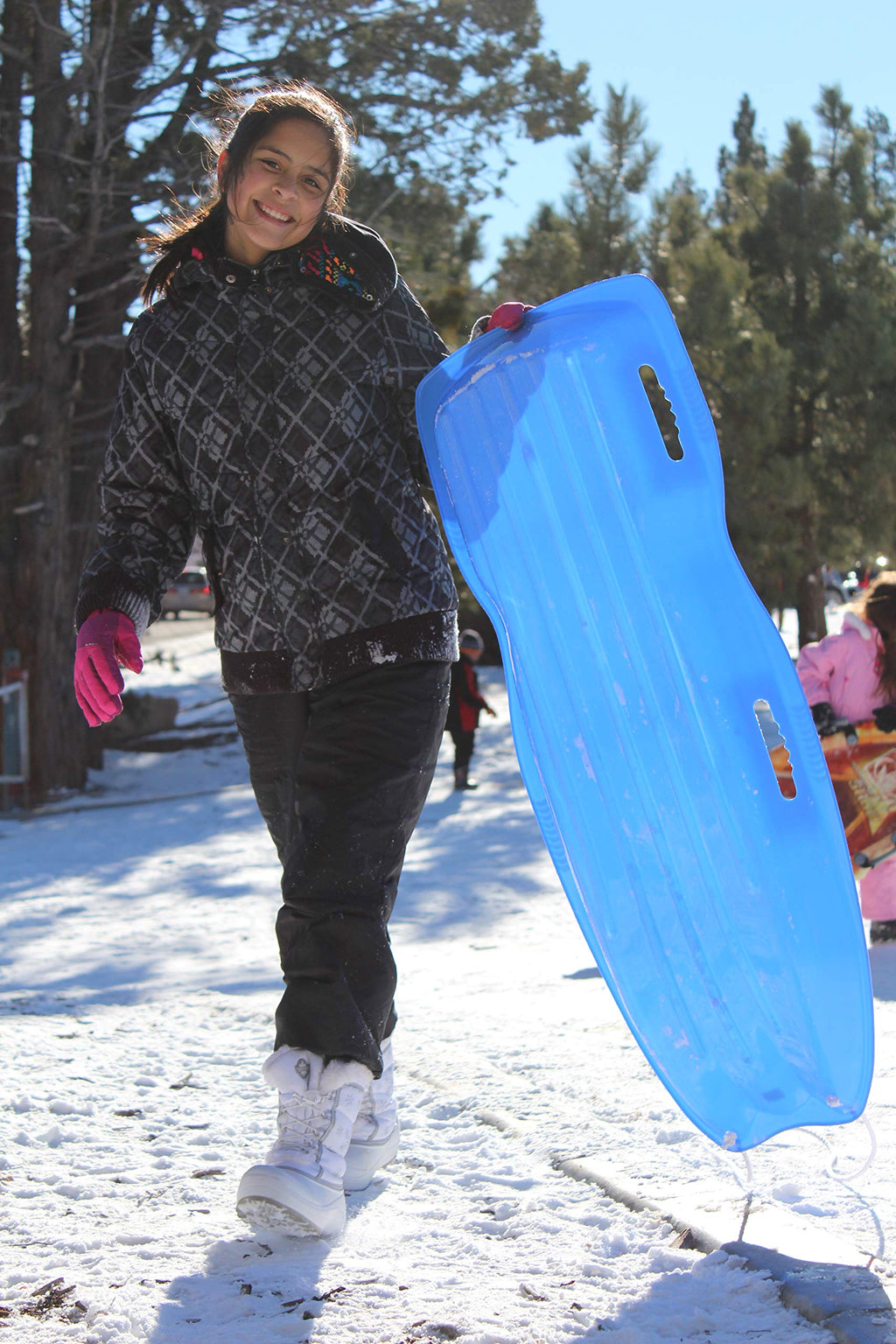 Downhill Toboggan Snow Sled B8427
