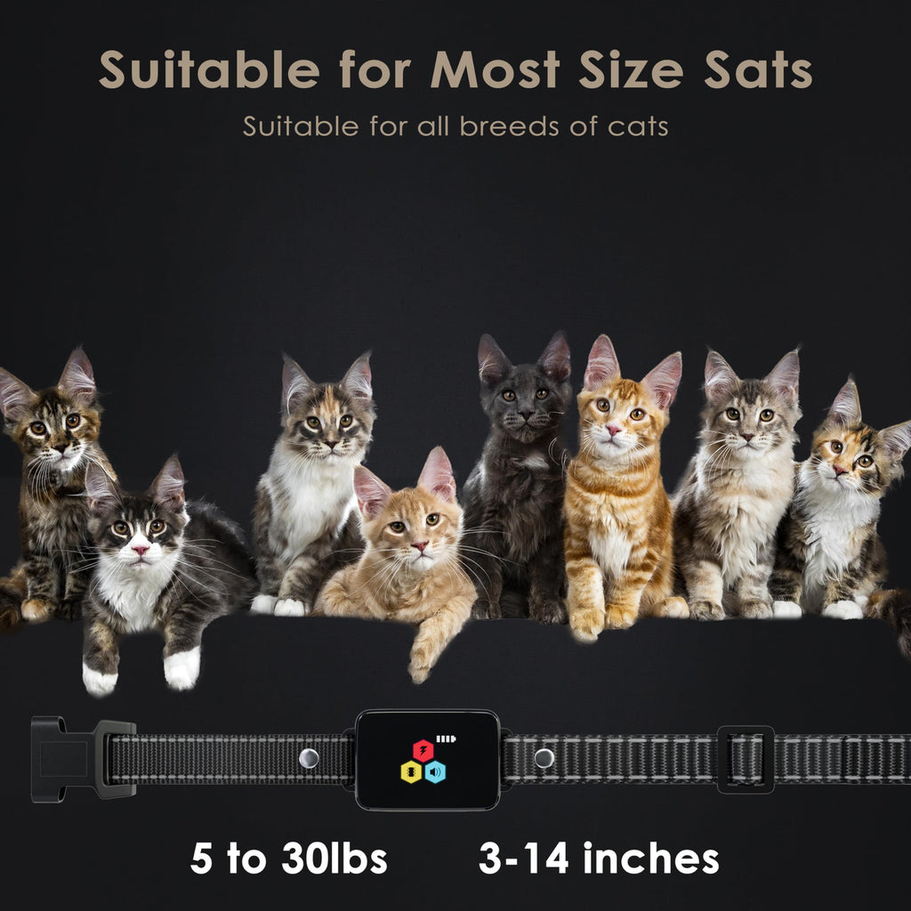 Remote Electric Cat Training Collar 3300FT IP67 Waterproof K866988