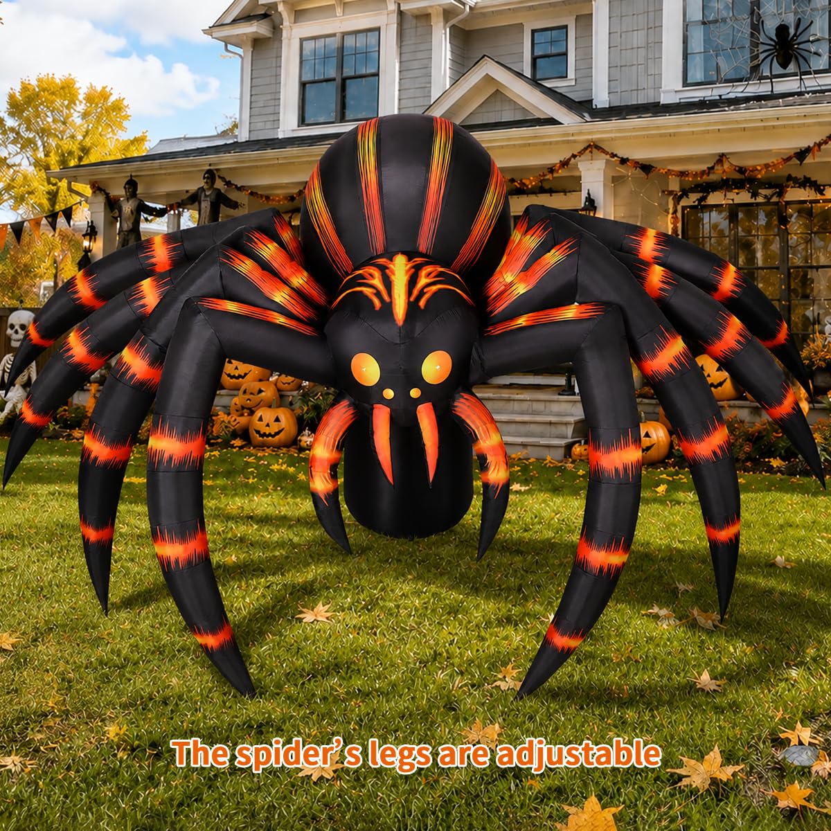 7FT Halloween Inflatables Yard Decor with LEDs H3656