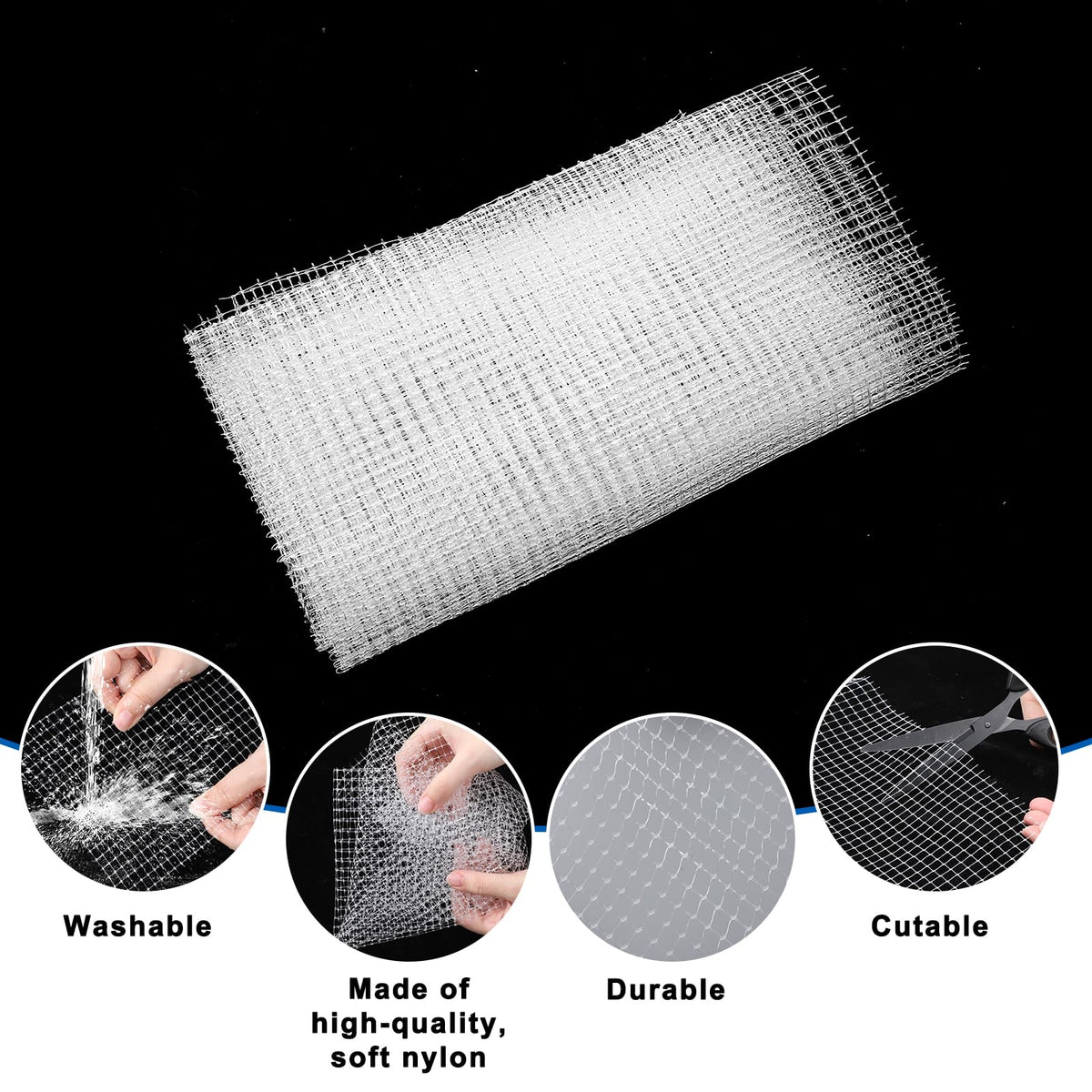 Mesh Netting Aquarium Lid 3.3 x 5 Feet Fish Tank Cover S2695