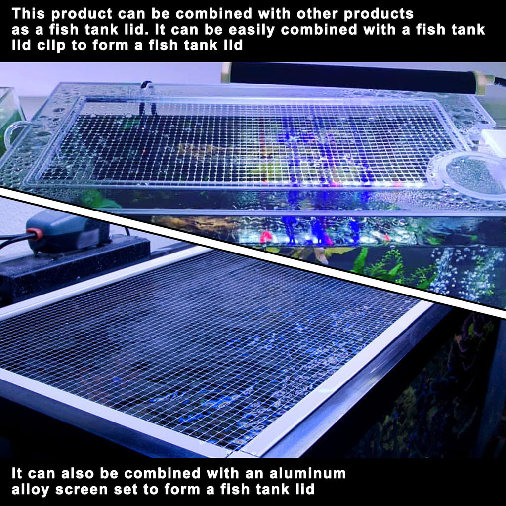 Mesh Netting Aquarium Lid 3.3 x 5 Feet Fish Tank Cover S2695