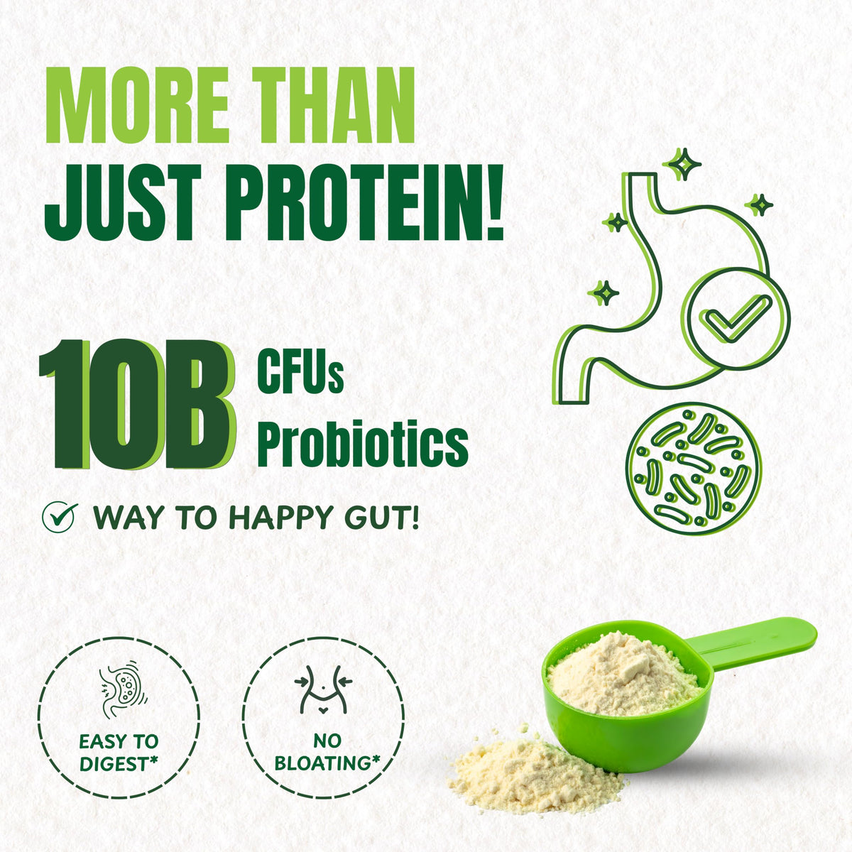 Unflavoured Vegan Protein Powder 34.5 Oz O741