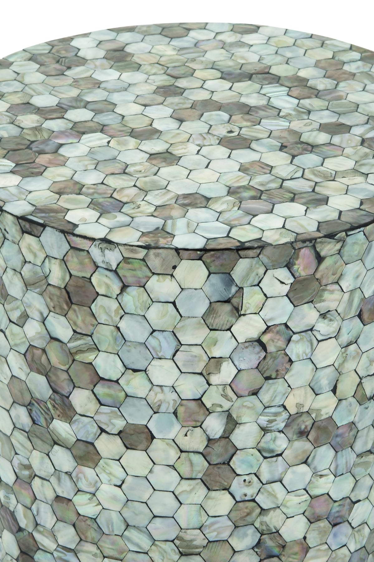 14" x 14" x 20" Multi Colored Mosaic Side Table J791710