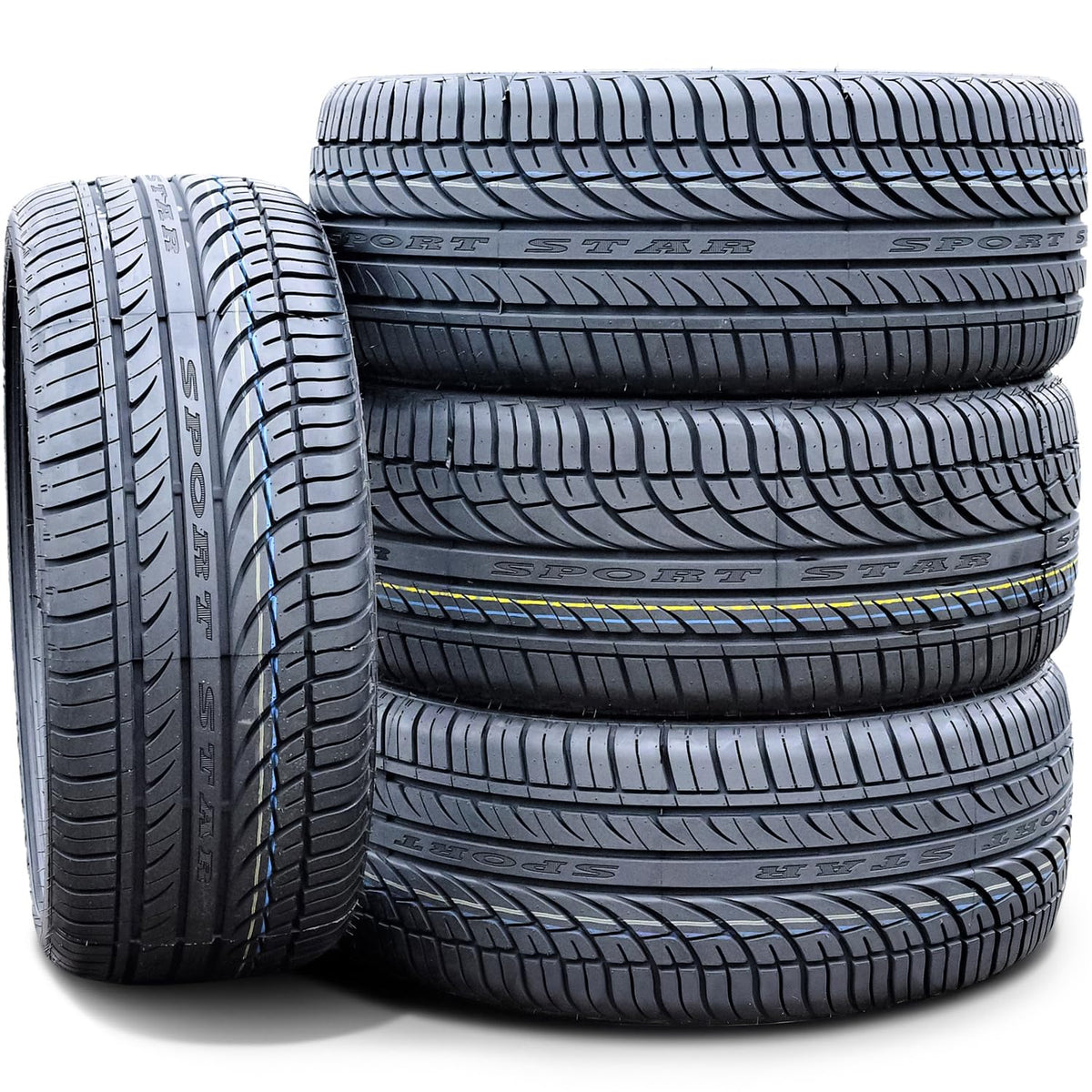 Set of 4 All-Season Passenger Car High Performance Radial Tires 235/45R18 98W S2705