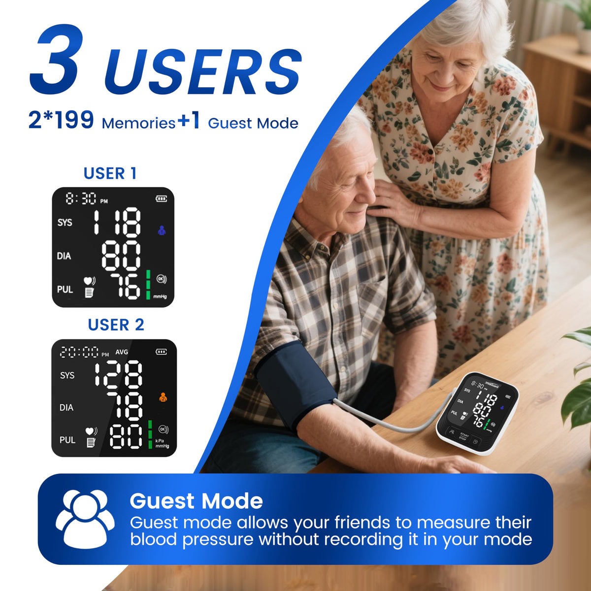 Upper Arm Blood Pressure Monitor E9322
