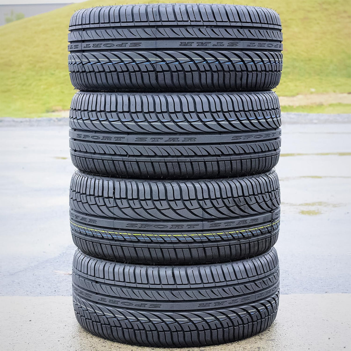Set of 4 All-Season Passenger Car High Performance Radial Tires 235/45R18 98W S2705