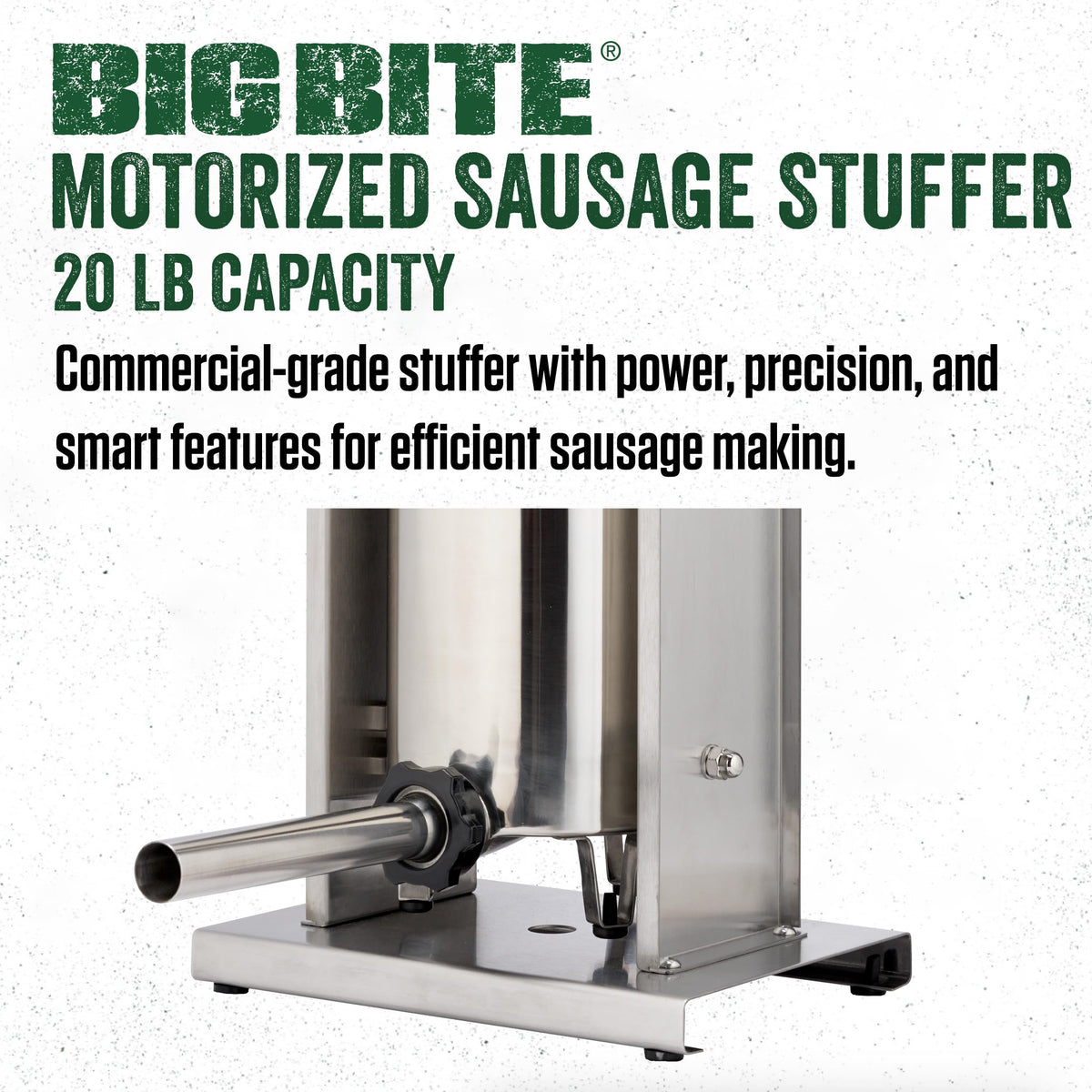 20 lb Stainless Steel Motorized Sausage Stuffer M238402