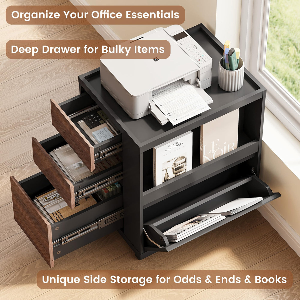 3 Drawer Mobile File Cabinet I505