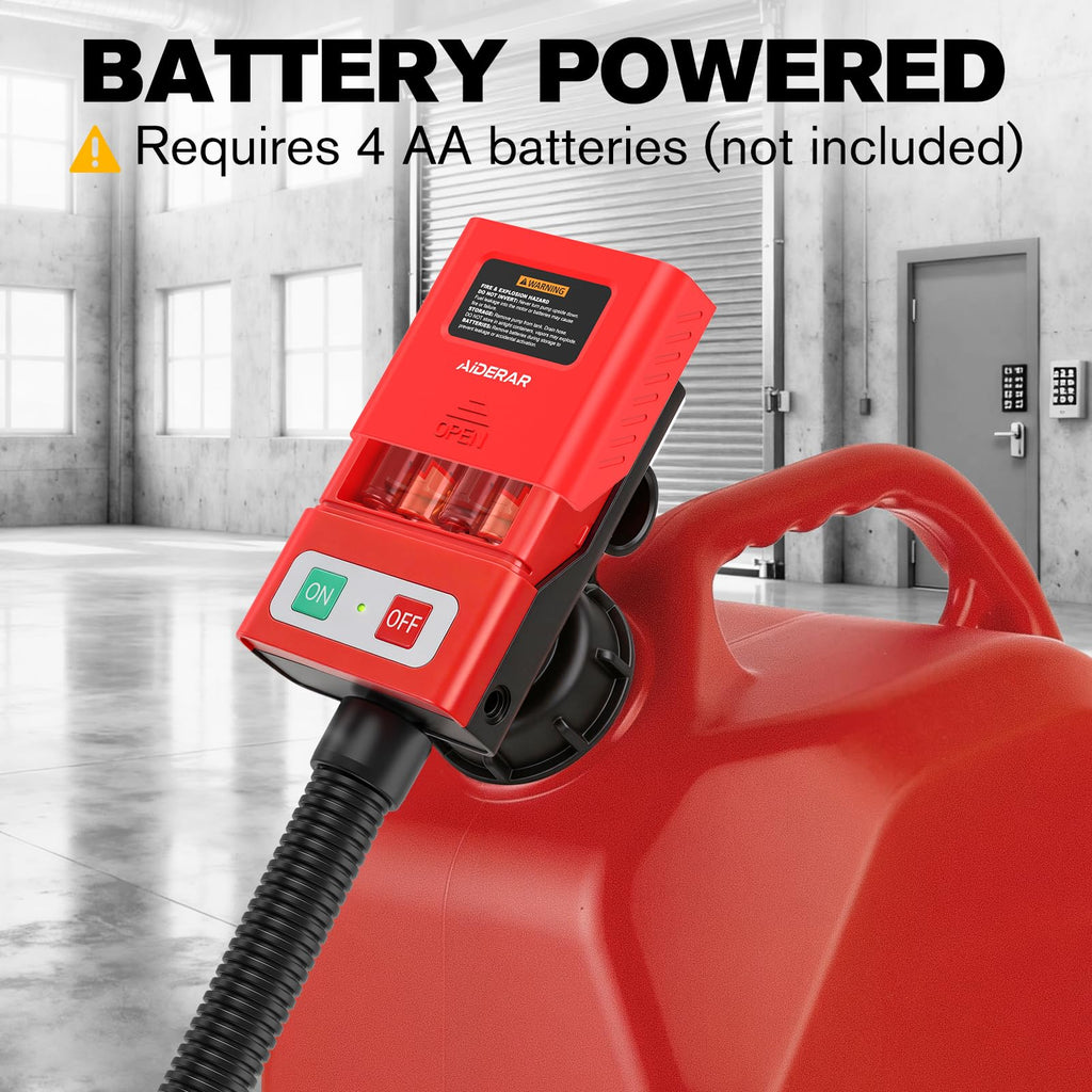 Battery Operated Fuel Transfer Pump with Auto-Stop R30058