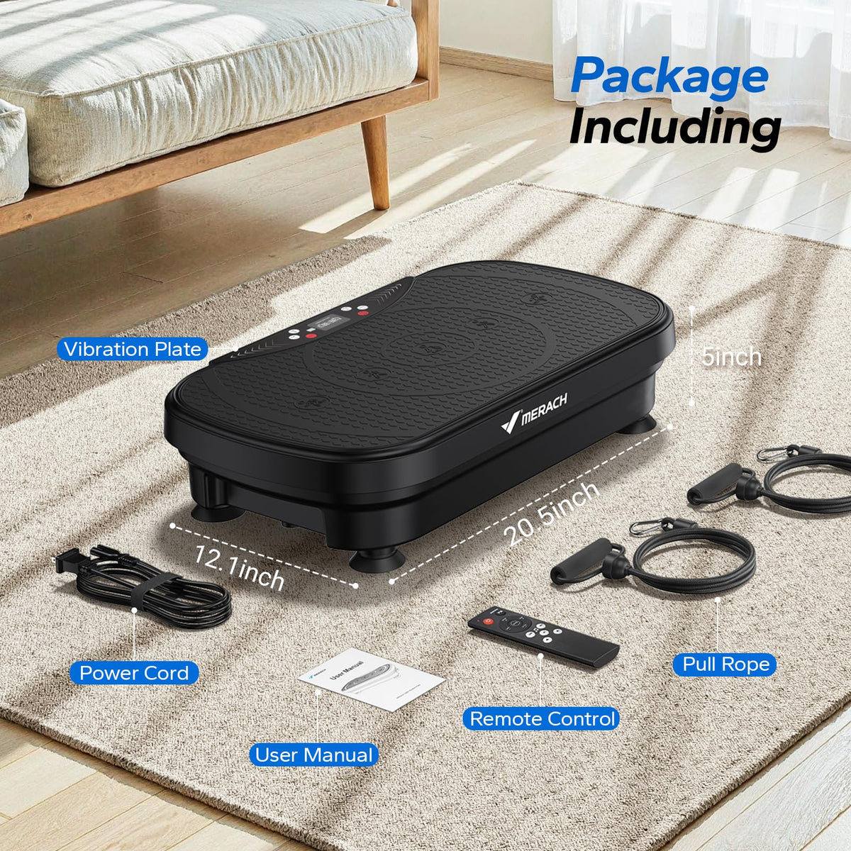 Vibration Plate Exercise Machine with 99 Speeds B5328