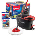 Microfiber Spin Mop & Bucket Floor Cleaning System with 2 Refills A762